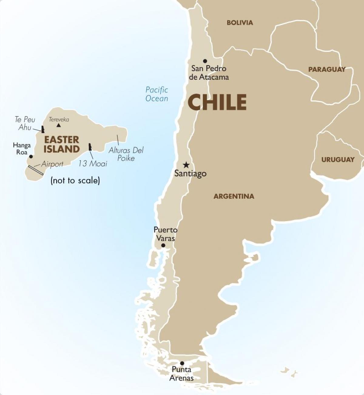 Chile er kort