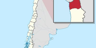 Kort af castro Chile