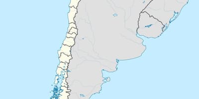 Kort af castro Chile